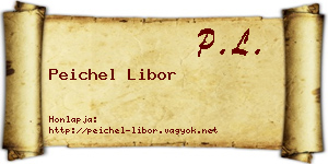 Peichel Libor névjegykártya